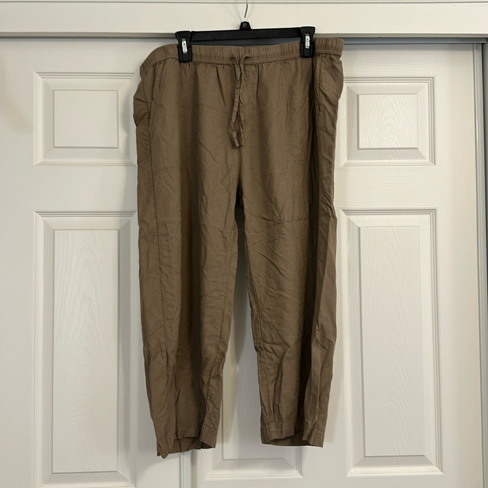 Splendid linen crop pants